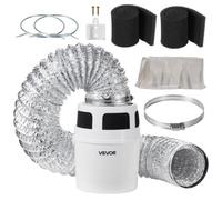 VEVOR Kit Ventilation de Sèche-linge avec Réservoir Eau Tuyau Échappement 1,5 m