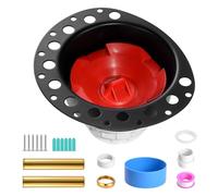 VEVOR Kit Vidange Baignoire Autoportante PVC, 2 Tuyaux d'Échappement en Laiton, Ensemble Raccordement de Drain de Bain, avec Adaptateur PVC, pour Baignoires Autoportantes, Baignoires Montées au Sol