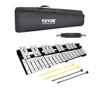 VEVOR Kit Xylophone Glockenspiel 30 Notes, Instrument de Percussion avec Maillets, Baguettes, Sac de Transport, Ensemble d'Instrument Éducative d'Entraînement Professionnel pour Étudiants, Adultes