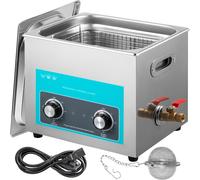 VEVOR Knob Control Ultrasonic Cleaner 10L, appareil de nettoyage à ultrasons, nettoyeur de bijoux à ultrasons numérique appareil de nettoyage à ultrasons lunettes nettoyage de bijoux