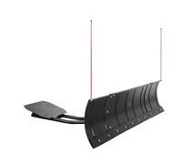 VEVOR Lame Chasse Neige Universelle, 109 cm 183 cm, Lame de Déneigement en Acier, avec Rabats en Caoutchouc, Compatible pour la Plupart des VTT et UTV, sur Allées, Chemins de Fermes, Routes Rurales