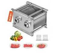 VEVOR Lame de Rechange pour Trancheuse Verticale Modèle 90 de 7 mm en Inox, Bloc Lames pour Coupe Viande Commercial, Pour Viande Désossée et Légumes Tendres Barbecue Cuisine, Tranchage sans Effort