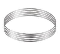 VEVOR Lame de Scie à Ruban 1300x16x0,56 mm 5PCS, Lame de Scie à Os de Boucher en Acier au Carbone Résistant, Accessoire de Rechange pour Couper Viande Congelée Os Épais, pour Restaurant Cuisine