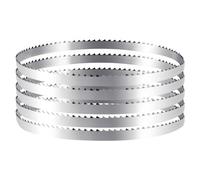 VEVOR Lame de Scie à Ruban 1832x12,7x0,5 mm 4 TPI Dents Affûtées Trempées 18 HRC Acier Carbone Haute Résistance Lame Remplacement Compatible Principales Marques de Scies à Ruban pour Travail du Bois