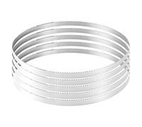 VEVOR Lame de Scie à Ruban 3810x19x0,5 mm 4 TPI Dents Affûtées Trempées 18 HRC Acier au Carbone Haute Résistance Lame Remplacement Compatible Principales Marques de Scies à Ruban pour Travail du Bois