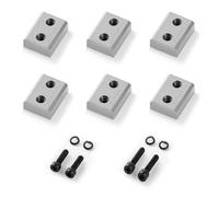 VEVOR Lame pour Coupe-barres d'Armature Lot de 6 Lames de Rechange pour Coupe de Barres d'Armature 20 mm n° 6 Diamètre, Double Face, Acier Haute Dureté CR12MOV, avec Vis, Rondelle Élastique, Argenté