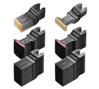 VEVOR Lame Scie Oscillante Outil Multifonction Lot de 110 avec 4 Types de Lames