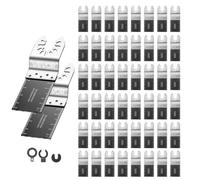 VEVOR Lame Scie Oscillante Outil Multifonction Lot de 50 Bimétal Universelle