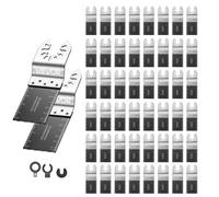 VEVOR Lame Scie Oscillante Outil Multifonction Lot de 50 Bimétal Universelle