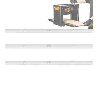 VEVOR Lames de Raboteuse HSS 33 cm 3PCS Couteaux Rabot d'Épaisseur de Remplacement Acier Rapide Épais 2 mm Dureté HRC55-60 Trous de Montage Pratiques pour Menuiserie Bricolage Bois Maison Industries