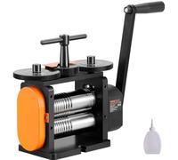 VEVOR Laminoir de Bijoutier Largeur 57 mm Machine de Laminage de Bijoux Épaisseur 0-5,5 mm Réglable Rapport d’Engrenage 1:2 pour Fabrication de Bijoux Traitement Tôle Or Argent Bague Bracelet Atelier