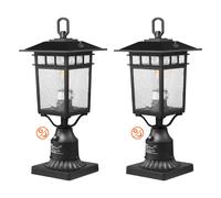 VEVOR Lampadaire d'extérieur du crépuscule à l'aube luminaires 400 mm lot de 2