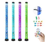 VEVOR Lampe à Bulles 10 Poissons Flottants 150 cm 16 Effets Couleur Télécommande