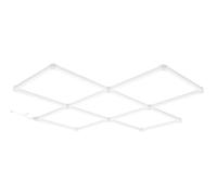 VEVOR Lampe de garage à LED, pentagonale, plafonnier d'atelier blanc froid, 22000 lm, 6500 K, éclairage de garage DIY super lumineux pour cave, entrepôt, salon de beauté automobile