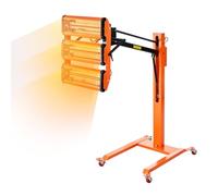 VEVOR Lampe de polymérisation Infrarouge, 3300 W, séchoir Peinture Voiture avec Support, minuterie 1-60 Min, Chauffage Cabine Cuisson pulvérisation 0,8 ㎡, Lampe à polymériser pour réparation séchage