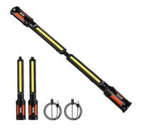VEVOR Lampe de Travail LED Mécanicien 1450 lm Barre Lumineuse de Travail Sous Capot Rechargeable Magnétique sans Fil Portable 4400 mAh Éclairage d'Urgence, pour Réparation de Voiture, Garage, Atelier