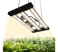 VEVOR Lampe Horticole LED Spectre Complet 200 W Lampe Croissance 400-740 nm | Pour Plantes Intérieur Semis Tente de 60x60 cm, Intensité Réglable, Alliage Alu, Éclairage de Culture avec Chaînage en Série