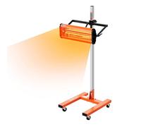VEVOR Lampe polymérisation Infrarouge, 1500 W, séchoir Peinture Voiture avec Support, minuterie 1-60 Min, Chauffage Cabine Cuisson pulvérisation 0,32 ㎡, Lampe à polymériser pour réparation séchage