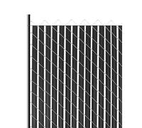 VEVOR Lattes de Confidentialité à Ailes pour Clôture à Mailles, Double Paroi, Lattes Verticales Adaptées aux Clôtures Mailles Losangées 1,8 m Haut, Verrou Inférieur, Haute Densité, pour Jardin, Ferme