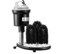 VEVOR Lave-verres Électrique Commercial, 5 Brosses Lave-verres Professionnelle 1200 Tasses/Heure, Nettoyeur à Verres à Vin, pour Verres à Champagne, Tasses à Bière, Mugs, pour Bar, Café, Restaurant