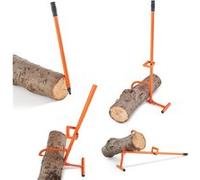 VEVOR Cric à bûches 1219 mm, lève-bûches en acier robuste 4 en 1, lève-tronc d'arbre multifonctionnel à poignée en métal avec crochet d'inclinaison réglable, pour rouler, couper et soulever des bûches