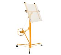 VEVOR Lève Plaque Plâtre Panneau Cloison Sèche 4,88 m 68 kg Bras 1,2-2,9 m Jaune