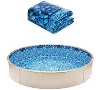 VEVOR Liner piscine 732 x 147 cm – Vinyle durable, style chevauchement, calibre standard
