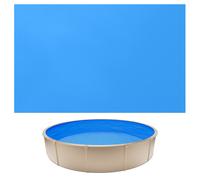 VEVOR Liner Piscine Hors-Sol Ronde Diamètre 360 cm Hauteur Paroi 90 cm Film Intérieur de Piscine Épaisseur 0,4 mm pour Rénovation Étanchéité, Système Overlap, en PVC, Anti-Déchirure, Anti-UV, Bleu