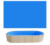 VEVOR Liner Piscine Hors-Sol Ovale 360x623 cm Hauteur Paroi 120 cm Film Intérieur de Piscine Épaisseur 0,8 mm pour Rénovation et Étanchéité, Système Unibead, en PVC, Anti-Déchirure, Anti-UV, Bleu