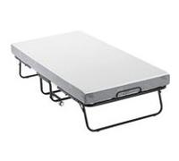 VEVOR Lit d'Appoint Pliant avec Matelas en Mousse de 12,5 cm pour Maison Blanc Blanc