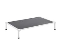 VEVOR Lit Surélevé pour Chiens Chats, Lit de Camp pour Animaux de Compagnie avec Cadre en Tube d'Aluminium et Maille Respirante, Panier Chiens Rafraîchissant, pour Intérieur et Extérieur, XL, Gris