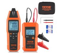 VEVOR Localisateur de Câbles Souterrains, Détection de 2 m de Profondeur et 2000 m de Long, Détecteur de Câble Multiconducteur, 12-600 V (NVC), Détecteur pour Canalisations Souterraines, Câbles Cachés