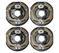 VEVOR - Lot de 2 paires de freins électriques de remorque 30,5 x 5,5 cm - Freins électriques auto-réglables pour axe de 7000 lbs - Plaques arrière de rechange pour