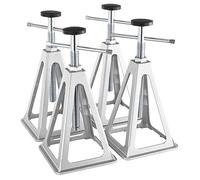 VEVOR Lot de 4 chandelles de stabilisation pour caravane - Aluminium, 2,72 t, Réglable 280–435 mm