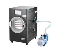 VEVOR Lyophilisateur sous Vide 4-6 kg/Lot, Machine de Lyophilisation Alimentaire à 4 Couches, Pompe à Vide, Minuterie et Contrôle de la Température Réglable, pour Fruits, Légumes, Viande, Noir