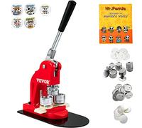 VEVOR Machine à Badges de 25 mm Presse à Badge avec 500 Ensemble de Matériels Livre Magique et Coupe-Cercle Machine à Fabriquer des Badges en Fer et ABS Kit pour Personnalisation de Badge à Épingle