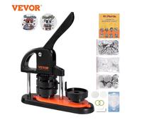 VEVOR Machine à Badges de 58 mm Presse à Badges avec 100 Kits de Consommables Livre Magique et Coupe-Cercle Machine à Fabriquer des