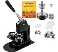 VEVOR Machine à Badges Presse Badge à Épingles 25+58mm Avec 500 Kits De Boutons
