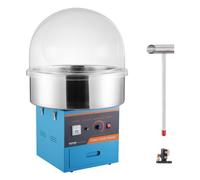 VEVOR Machine à Barbe à Papa Commerciale 1000 W Bleu pour Enfants Anniversaires