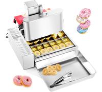 VEVOR machine à beignets automatique commerciale, équipement de fabrication à 6 rangées en acier inoxydable (360 pcs/h) friteuse électrique à beignets