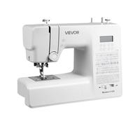 VEVOR Machine à Coudre Électrique Informatisée, Piqueuse 200 Motifs de Points, avec Moteur Puissant, Écran LED et Éclairage LED, Cadre Métallique Robuste, pour Travaux Manuels et Réparations, Maison