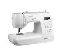 VEVOR Machine à Coudre Électrique Informatisée, Piqueuse 60 Motifs de Points, avec Moteur Puissant, Écran LED et Éclairage LED, Cadre Métallique Robuste, pour Travaux Manuels et Réparations, Maison
