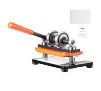 VEVOR Machine à Découper du Cuir 180 x 100 mm Capacité 1,5 T Presse de Découpe Manuelle Course Réglable 12 mm Perforatrice Manuelle pour Cuir Papier Mousse Plastique Caoutchouc Différents Matériaux
