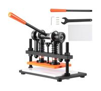 VEVOR Machine à Découper du Cuir 260 x 150 mm Capacité 1,5 T Presse de Découpe Manuelle Course Réglable 12 mm Perforatrice Manuelle pour Cuir Papier Mousse Plastique Caoutchouc Différents Matériaux