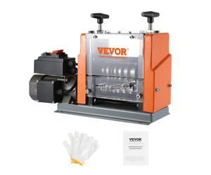 VEVOR Machine à Dénuder Électrique 1,5-25 mm Dénudeur Câble Auto Motorisé 60 W Dénudeuse Pince à Dénuder Dépouillement Fil Repère Profondeur Visible 6 Canaux Ronds 1 Canal Plat pour Recyclage Cuivre