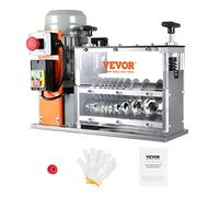 VEVOR Machine à dénuder électrique 1,5-32 mm Machine à dénuder 750 W Machine à dénuder 30 m par minute Vitesse Pince à dénuder Lame en acier à ressort 65 Mn Idéal pour dénuder le fil de cuivre