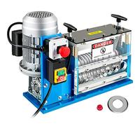 VEVOR Machine à Dénuder Électrique 370 W 1,5 mm-38 mm Machine à Dépouillement à Câbles Machine à Dénuder Fils 11 Canaux 10 Lames pour Recycler Fils de Cuivre/Enlever Isolation en Plastique Caoutchouc