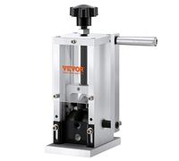 VEVOR Machine à Dénuder Manuelle 1,5-25 mm Dénudeur Câble avec Manivelle Dénudeuse Cuivre Pince à Dénuder Dépouillement Fil Électrique pour Recyclage Cuivre, Peut Être Connecté à Perceuse Non Incluse