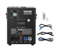 VEVOR Machine à étincelles froide 500 W machine à feux d'artifice alliage d'aluminium contrôleur DMX réglable 2 à 4 m 7 minutes par recharge pour scènes, mariages, spectacles de DJ, fêtes, événements