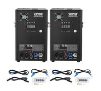 VEVOR Machine à étincelles froide 2PCS 700 W machine à feux d'artifice alliage d'aluminium contrôleur DMX réglable de 2 à 5 m 7 minutes par recharge pour mariages, spectacles de DJ, fêtes, événements